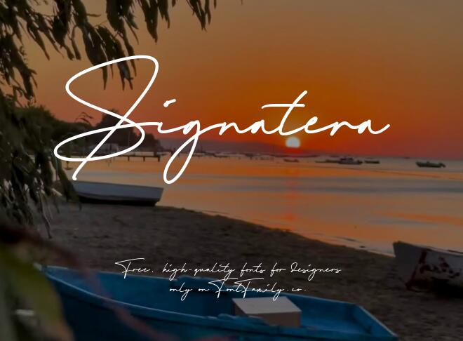 Signatera Font