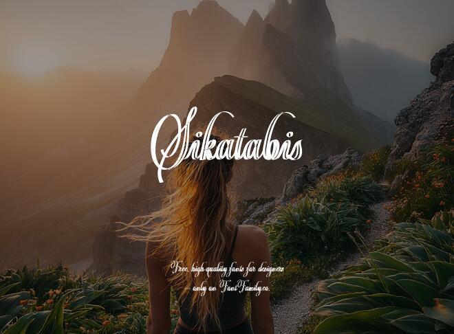 Sikatabis Font