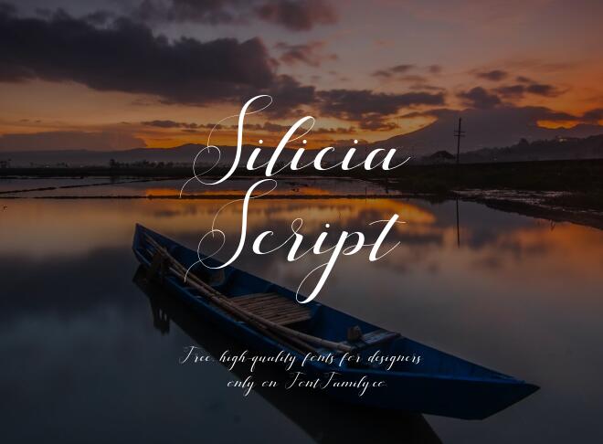 Silicia Script Font