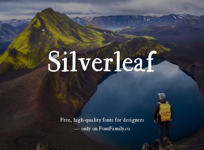 Silverleaf Font