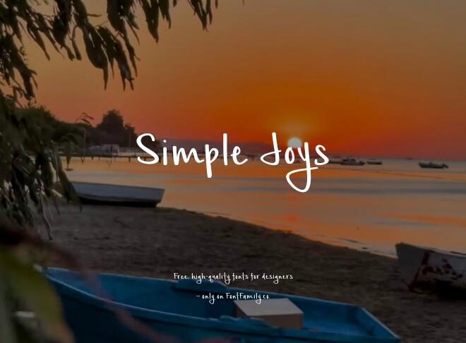 Simple Joys Font