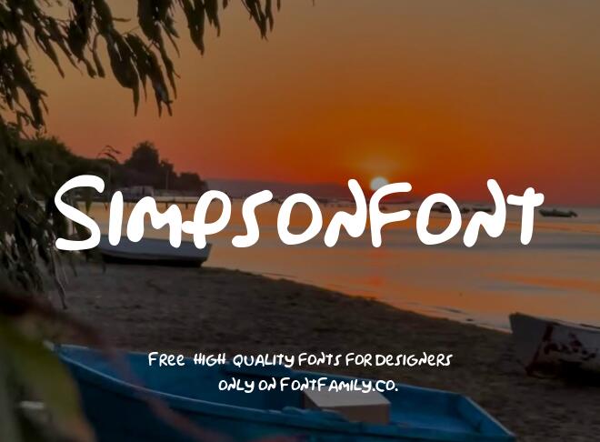 Simpsonfont