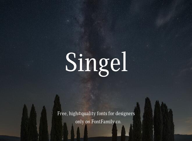 Singel Font