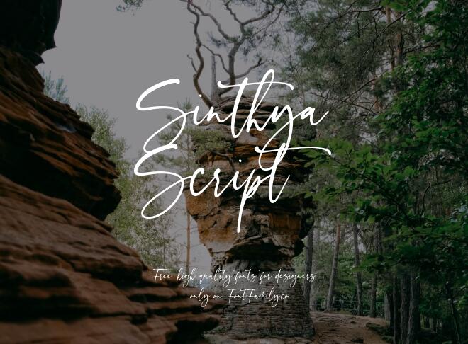 Sinthya Script Font