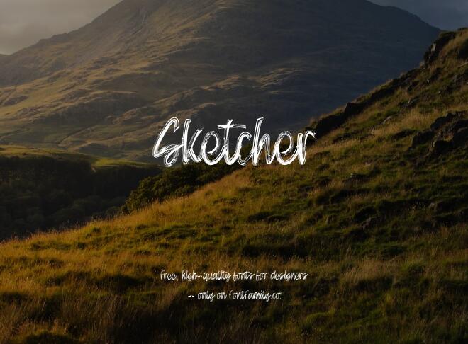 Sketcher Font