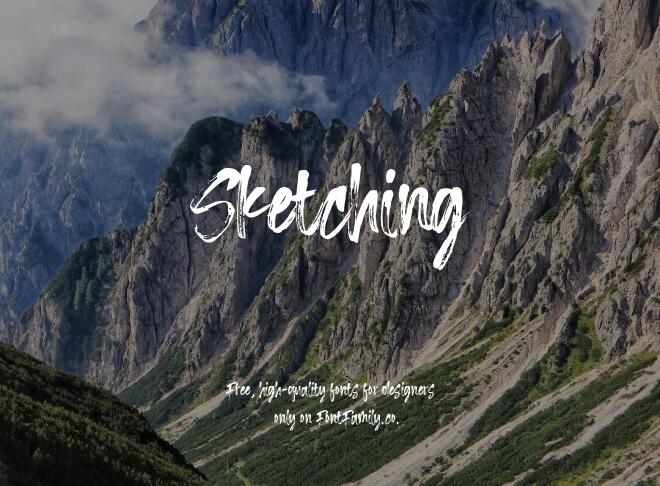 Sketching Font