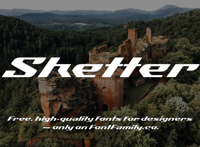 Sketter Font