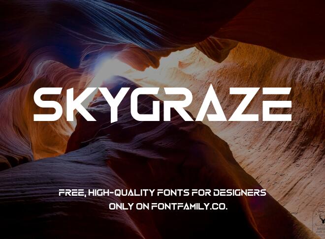 Skygraze Font