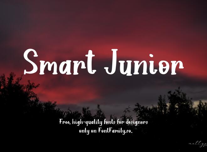 Smart Junior Font