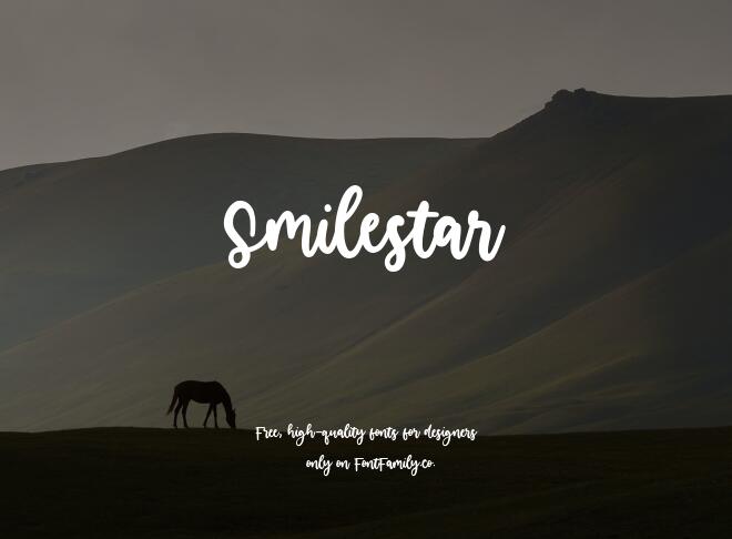Smilestar Font