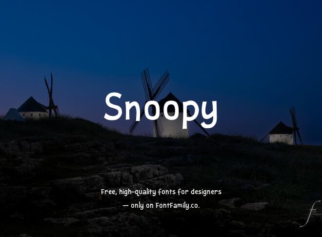 Snoopy Font