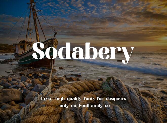 Sodabery Font