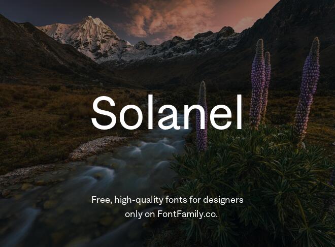 Solanel Font