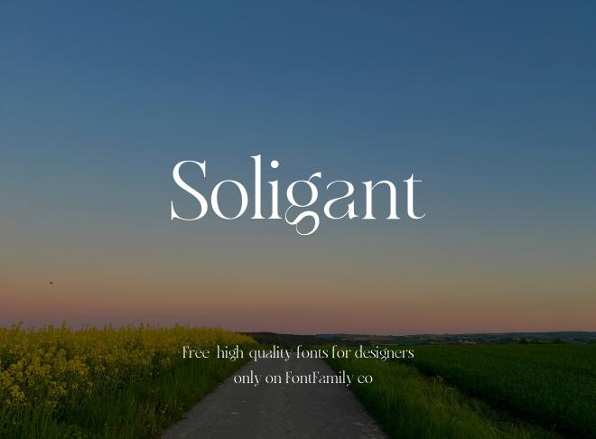 Soligant Font