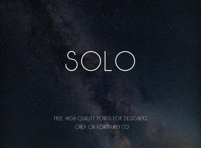 Solo Font