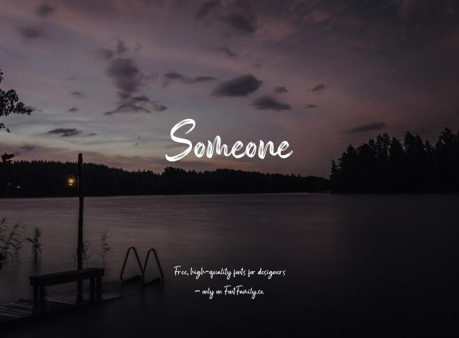 Someone Font