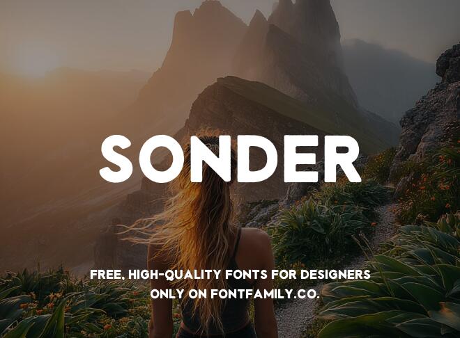 Sonder Font
