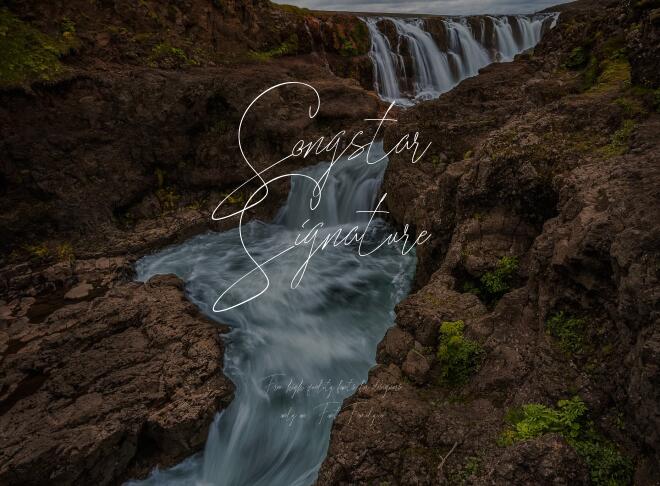 Songstar Signature Font