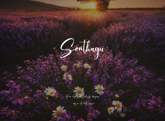 Sonthayu Font