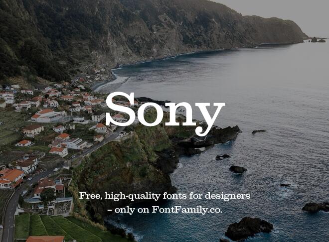 Sony Font