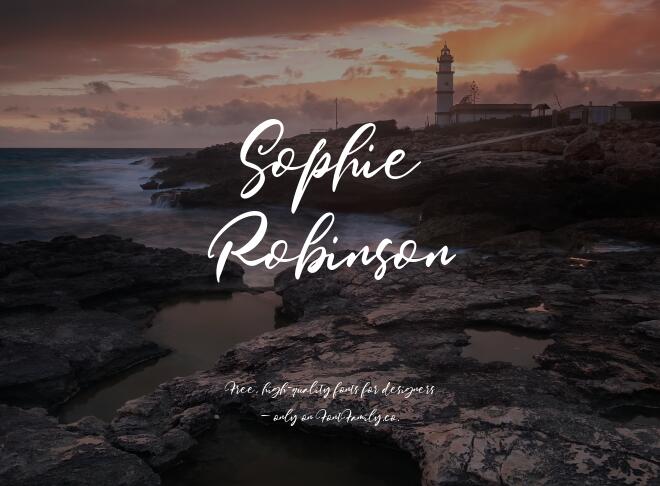 Sophie Robinson Font