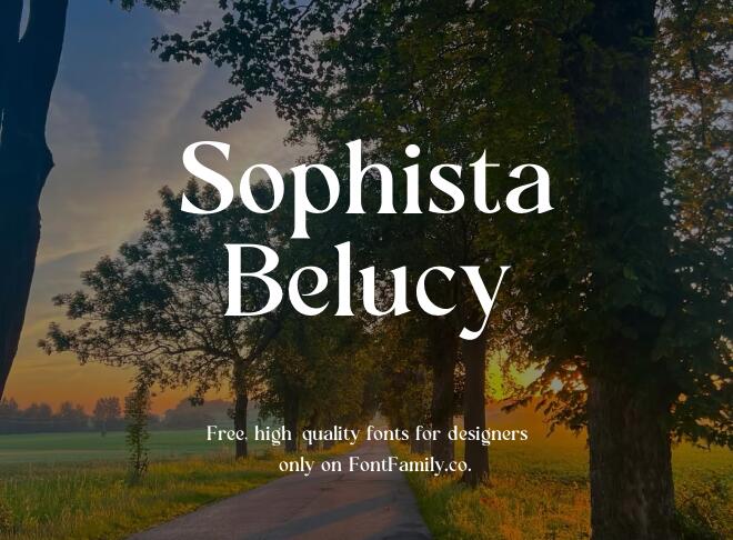 Sophista Belucy Font