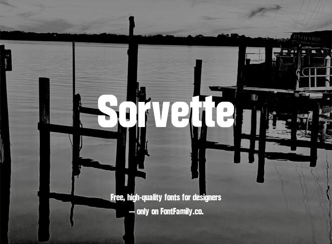 Sorvette Font