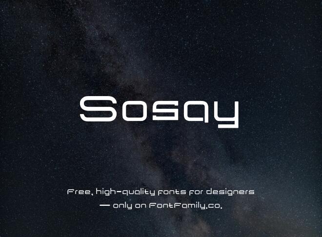 Sosay Font