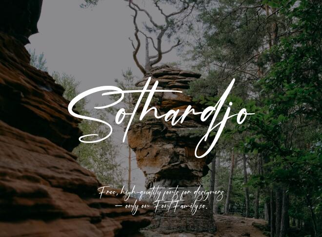 Sothardjo Font