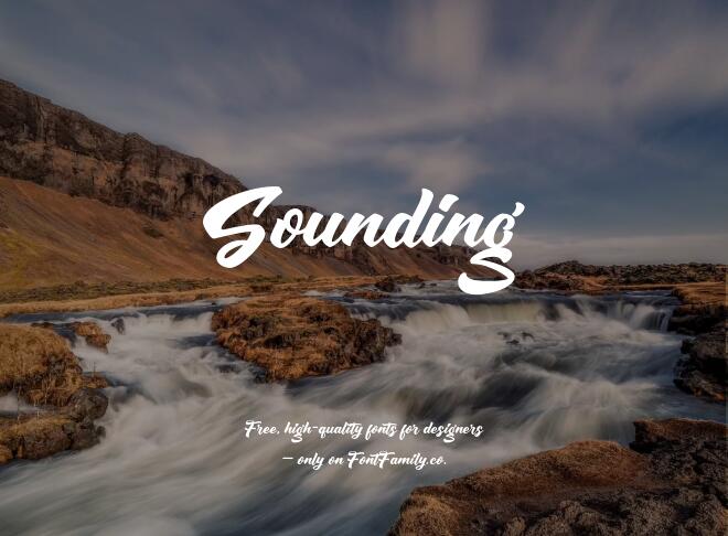 Sounding Font
