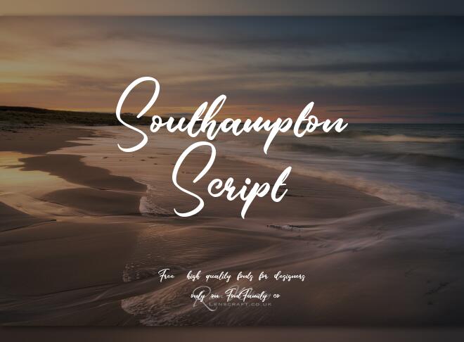 Southampton Script Font