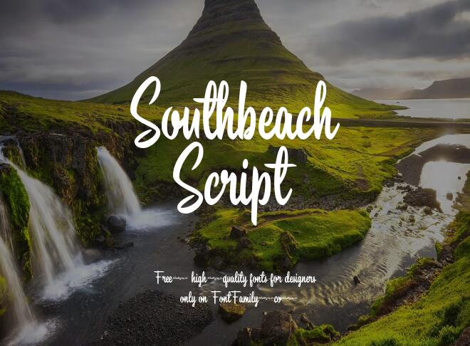 Southbeach Script Font