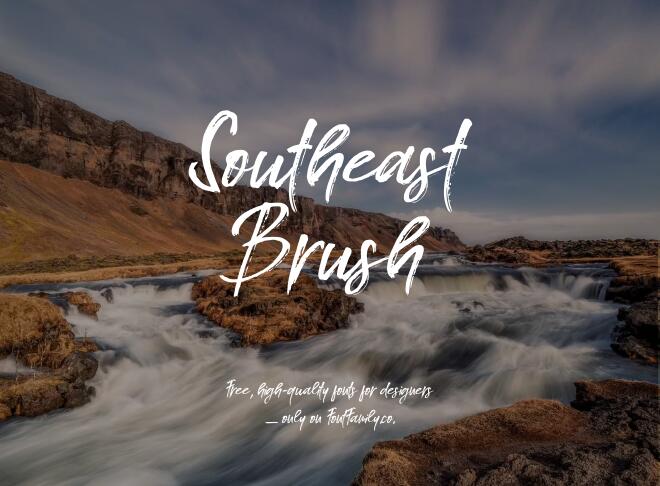 Southeast Brush Font