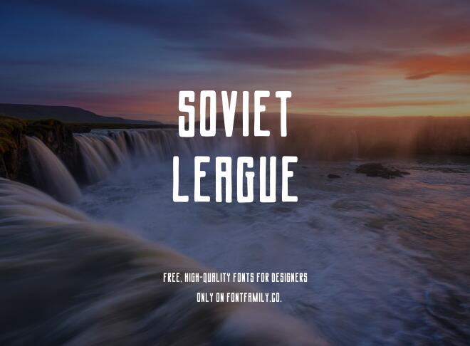 Soviet League Font