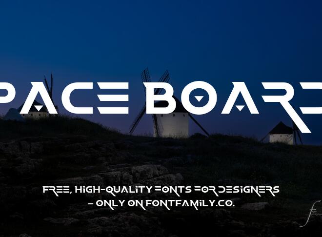 Space Boards Font