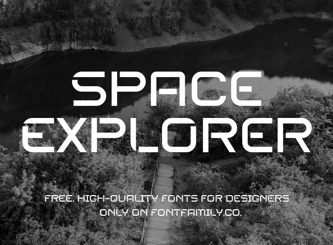 Space Explorer Font