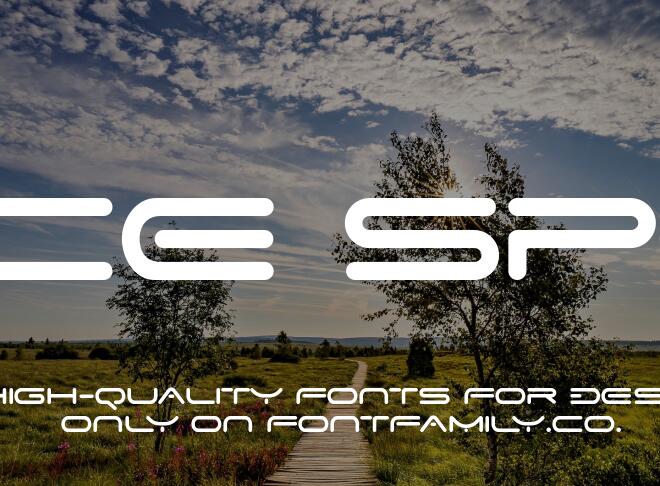 Space Speed Font