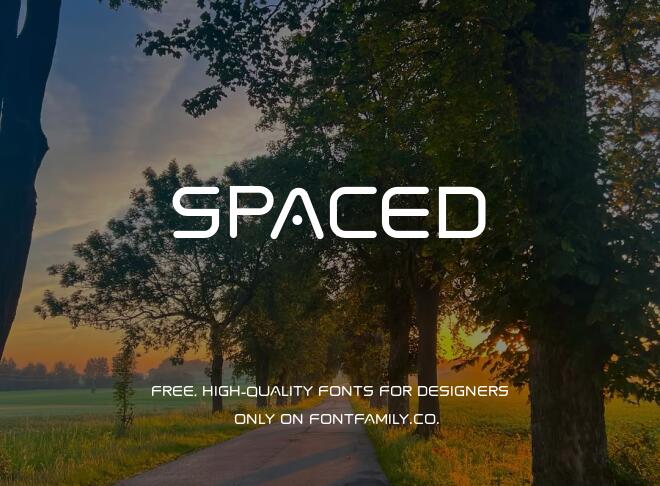 Spaced Font