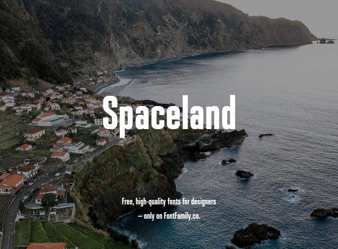 Spaceland Font