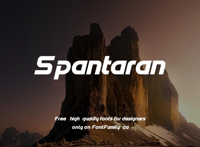 Spantaran Font