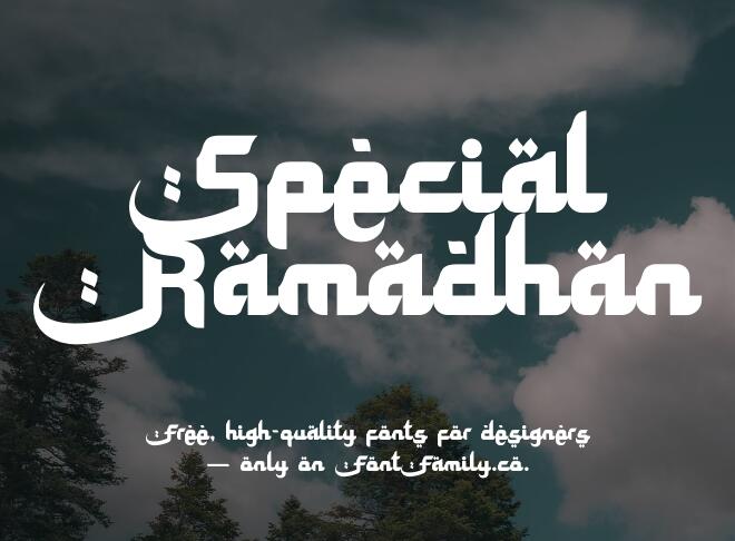 Special Ramadhan Font