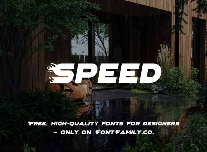 Speed Font