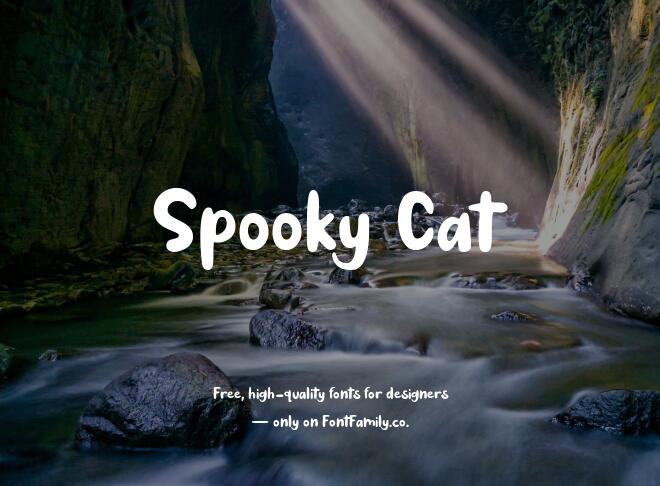 Spooky Cat Font