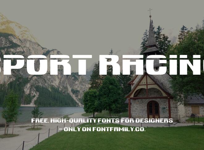 Sport Racing Font