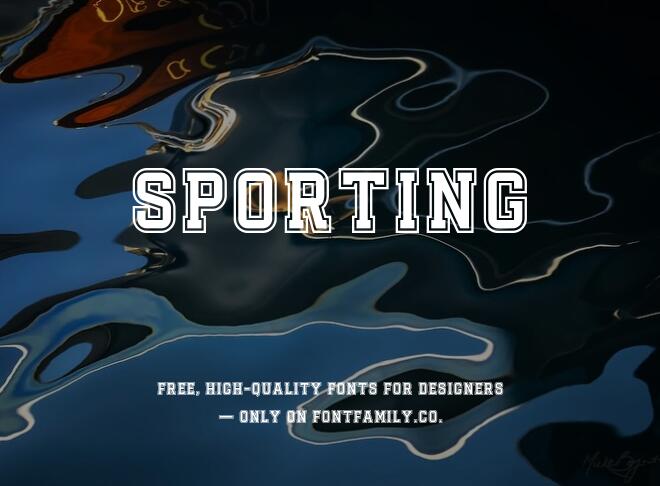 Sporting Font