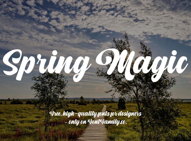 Spring Magic Font