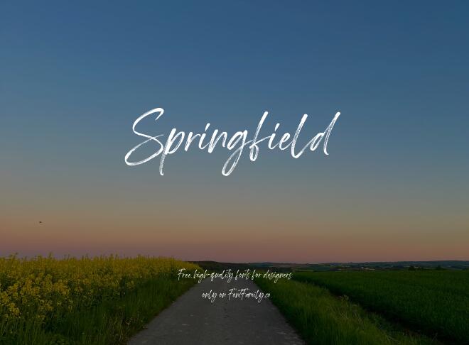 Springfield Font