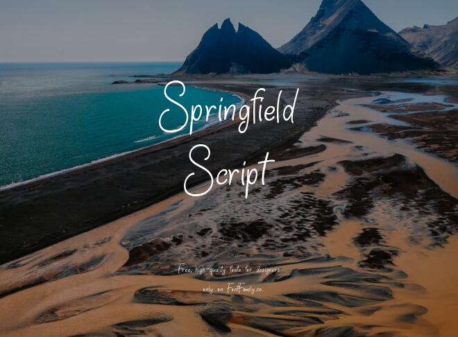 Springfield Script Font