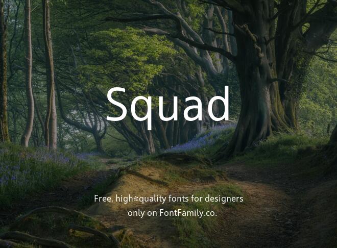 Squad Font
