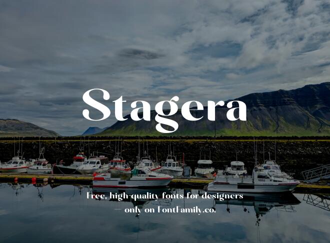 Stagera Font